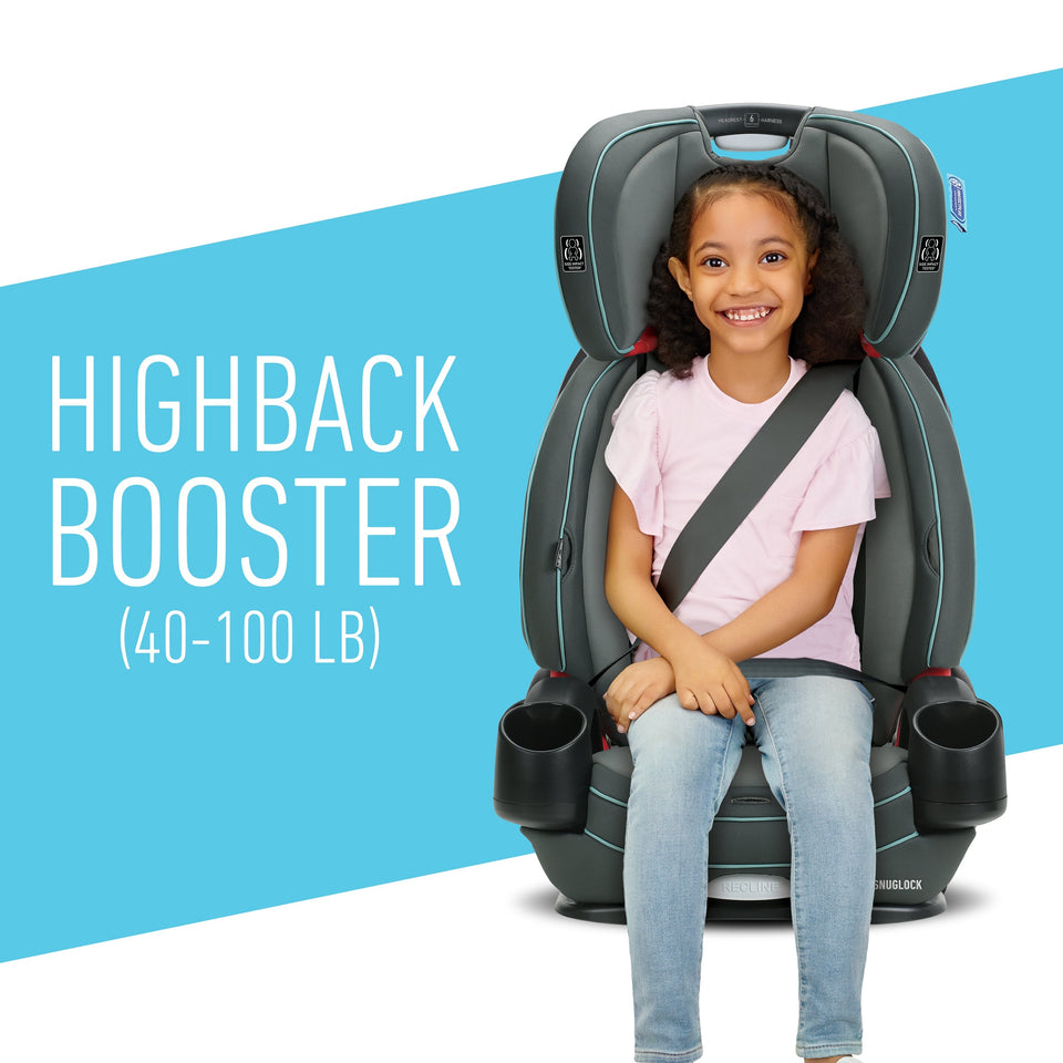 Graco Nautilus SnugLock 3-in-1 Harness Booster, Kanai - Premium High Chairs & Booster Seats from Graco - Just $214.99! Shop now at Kis'like