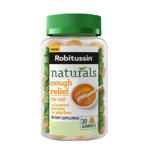 Robitussin Naturals Cough Medicine Dietary Supplement Gummies, Ivy Leaf, 30 Count - Premium Robitussin from Robitussin - Just $20.12! Shop now at Kis'like
