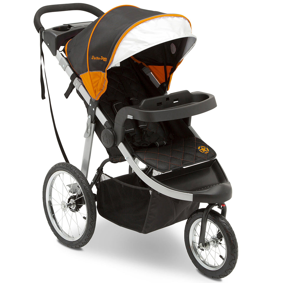 jeep jogging stroller weight Jeep Unlimited Range Jogger by Delta Children, Trek Orange Tonal One Size
