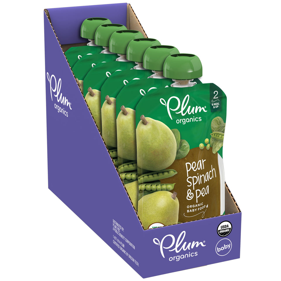 Plum Organics Stage 2, Organic Baby Food, Fruit and Veggie Variety Pack, 4 ounce pouch, Pack of 18 . 7.13 x 8.4 x 9.72 in - Premium UNNAV from Plum Organics - Just $36.65! Shop now at Kis'like