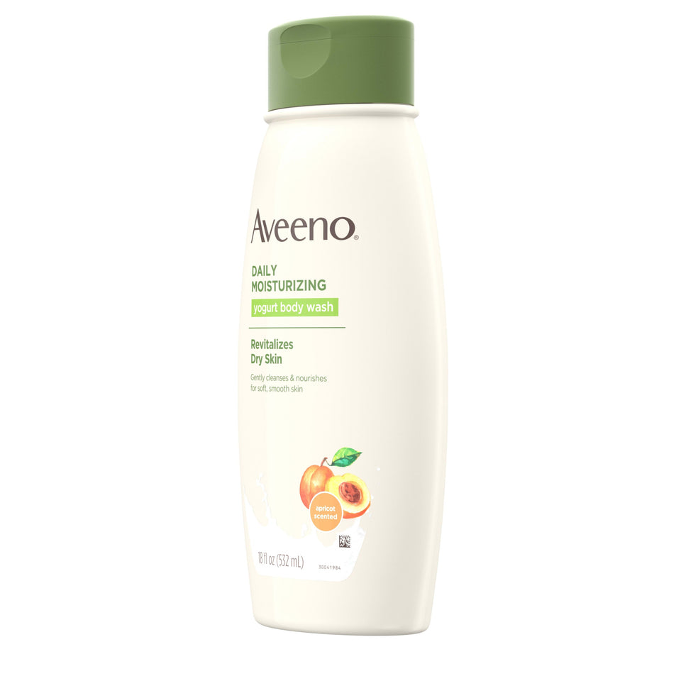 Aveeno Daily Moisturizing Yogurt Body Wash with Apricot, 18 fl. oz NA - Premium Body Wash & Shower Gel from Aveeno - Just $14.99! Shop now at Kis'like