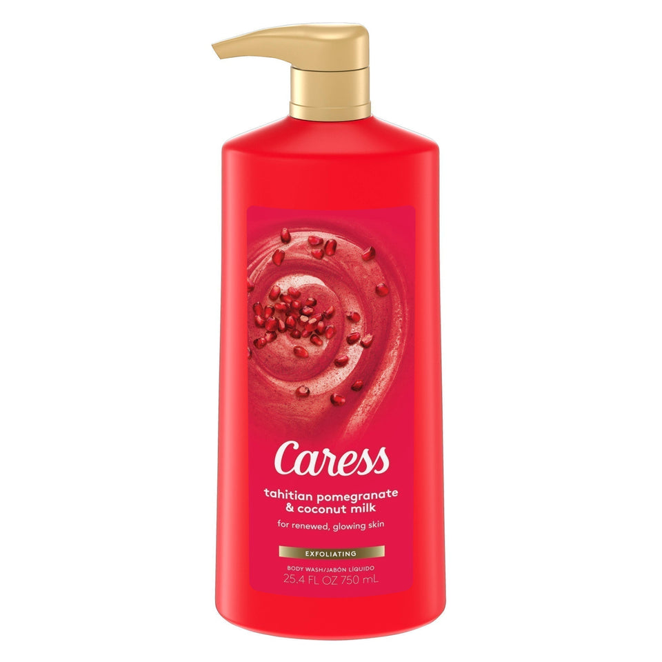 Caress Exfoliating Body Wash with Pump Tahitian Pomegranate & Coconut Milk 25.4 fl. Oz. - Premium Body Wash & Shower Gel from Caress - Just $8.99! Shop now at Kis'like