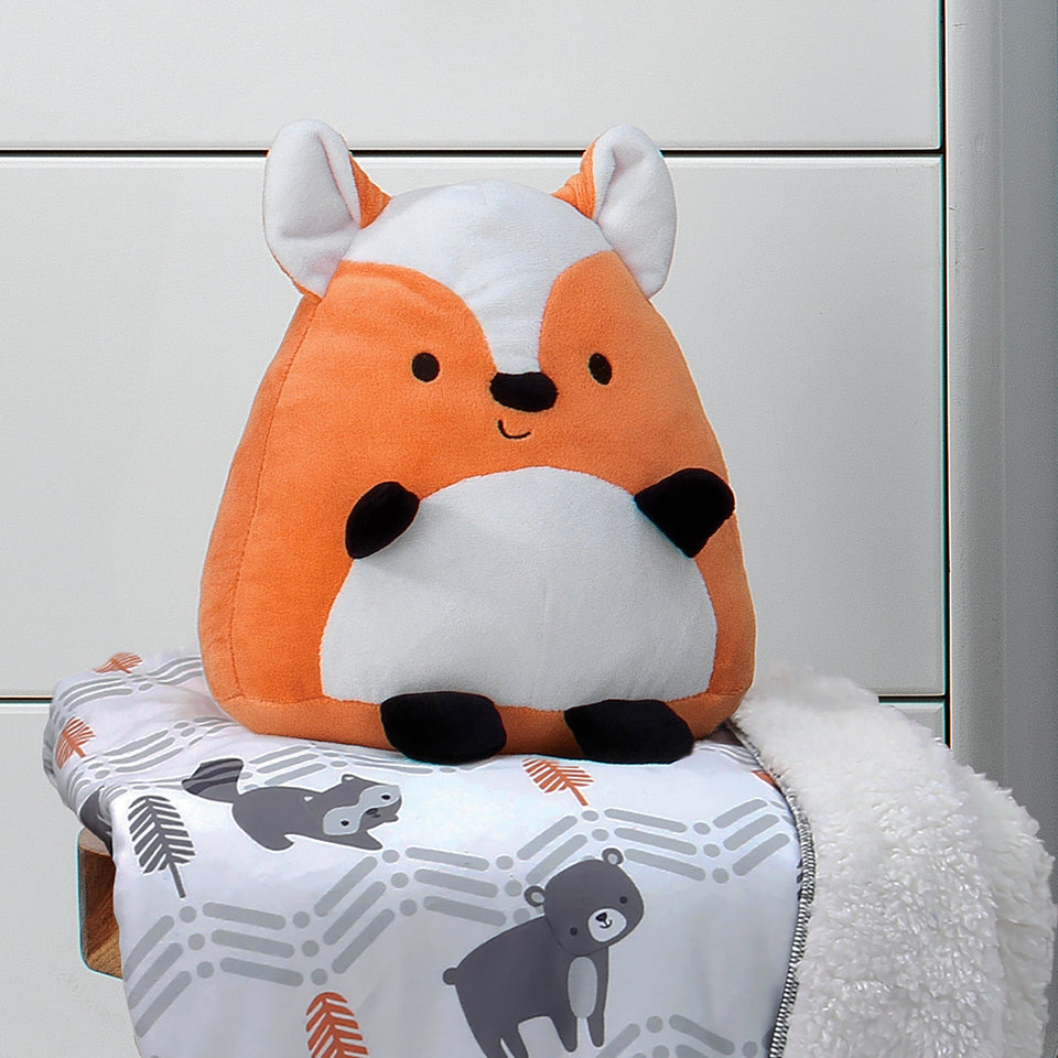 Bedtime Originals Acorn Orange Plush Fox Stuffed Animal Gray - Premium Baby Toys from Bedtime Originals - Just $20.91! Shop now at Kis'like