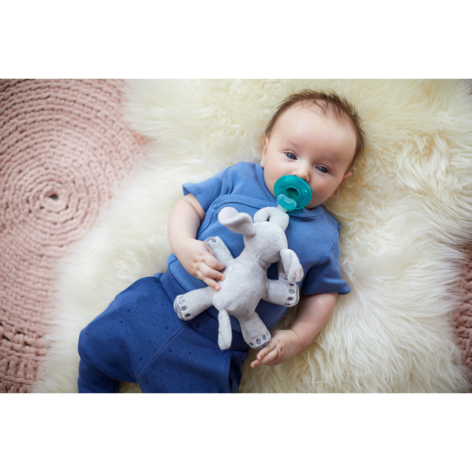 Philips Avent Soothie Snuggle pacifier, 0m+, Elephant, SCF347/03 Multicolor - Premium Pacifiers & Teethers from Philips AVENT - Just $17.99! Shop now at Kis'like