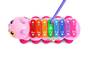 VTech Zoo Jamz Xylophone Caterpillar, Musical Teaching Toy for Infants Green - Premium Baby and Toddler Music Toys from VTech - Just $20.76! Shop now at Kis'like