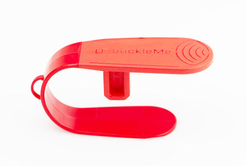 UnbuckleMe Car Seat Buckle Release Tool - As Seen on Shark Tank - Makes it Easy to Unbuckle a Child's Car Seat - Easy Tool for Parents, Grandparents & Older Children (1 Pack, Red) - Premium All Car Seat Accessories from UnbuckleMe - Just $24.07! Shop now at Kis'like