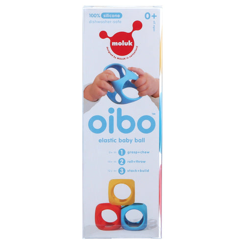 MOLUK Oibo primary colors - Elastic Stackable Baby Ball - Premium Baby Learning Toys from Moluk - Just $23.99! Shop now at Kis'like