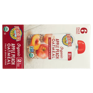 Earth's Best Organic Stage 2, Apple Peach Oatmeal Baby Food, 1 Pouch (120g) Pouch Multicolor 4.2 oz - Premium Baby Food Stage 2 from Earth's Best - Just $8.49! Shop now at Kis'like