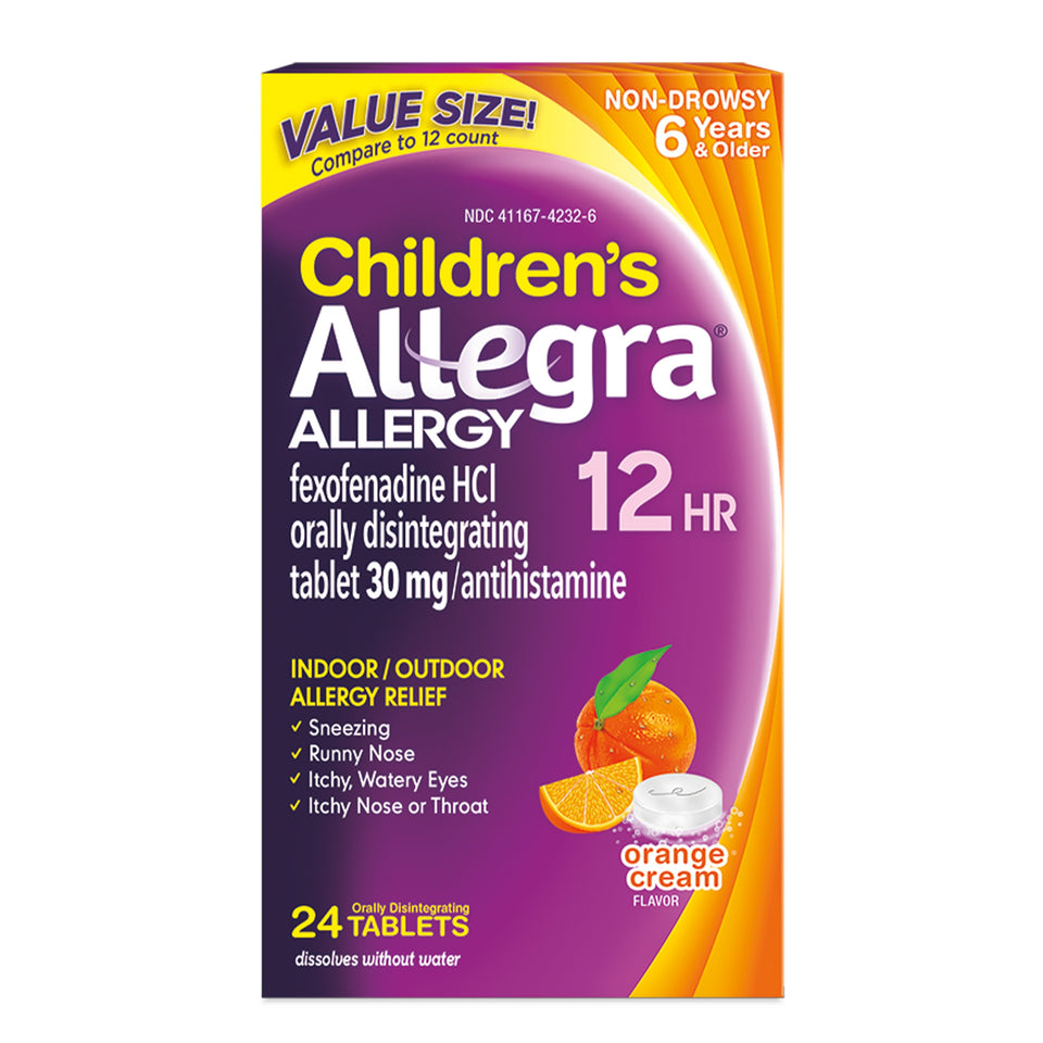 Allegra Children's 12HR Orally Disintegrating Tablets (24 Ct) 24 Tablets - Premium Children's Allergy from Allegra - Just $23.99! Shop now at Kis'like