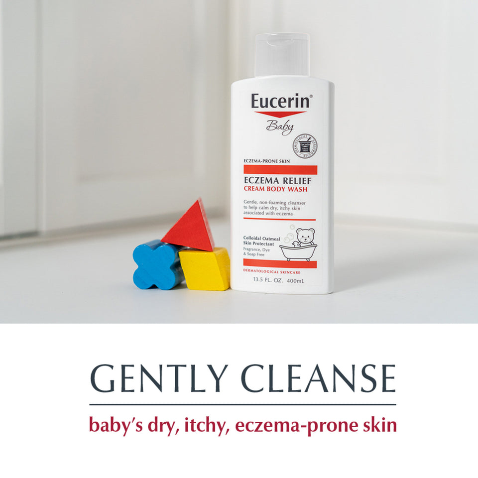 Eucerin Baby Eczema Relief Cream Body Wash, 13.5 fl. oz. - Premium Baby Shampoos & Body Washes from Eucerin - Just $13.99! Shop now at Kis'like