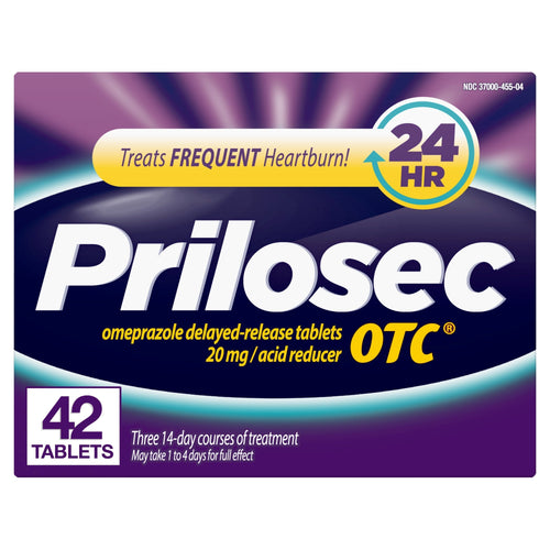 Prilosec OTC Heartburn Relief and Acid Reducer Tablets, 42 Ct White - Premium Prilosec OTC from Prilosec - Just $27.99! Shop now at KisLike