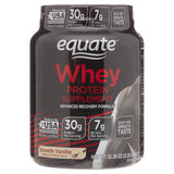 Equate BCAA, Vanilla & Whey Protein Supplements, Smooth Vanilla, 50 g, 32.38 oz - Premium Protein from Equate - Just $24.48! Shop now at Kis'like