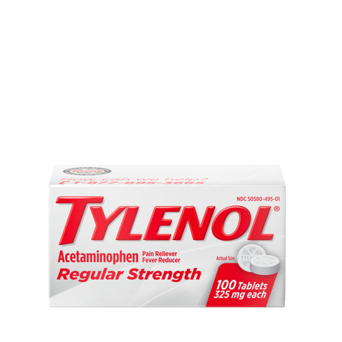 TYLENOL Regular Strength Tablets with 325 mg Acetaminophen, 100 Ct NA 100 TB - Premium Headaches & Fever from TYLENOL - Just $10.99! Shop now at KisLike
