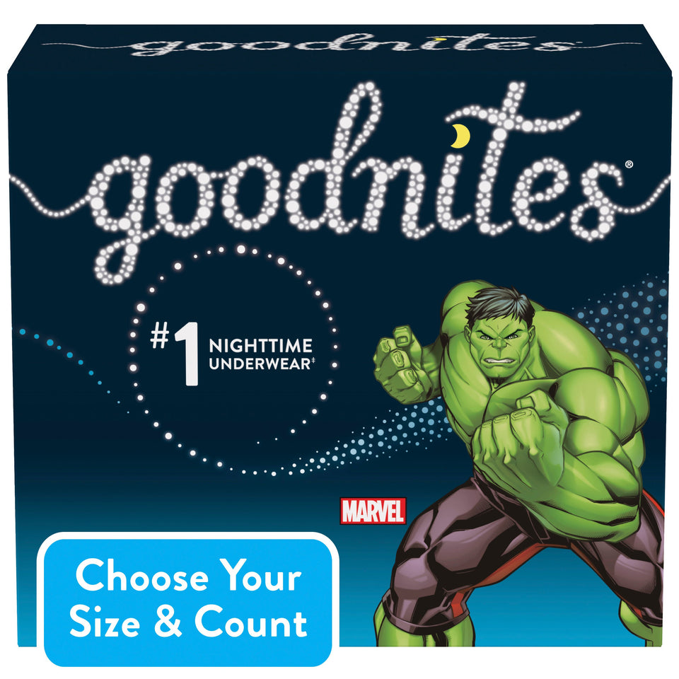 GoodNites Boys Nighttime Bedwetting Underwear, S/M, 44 Count Beige Size S/M - Premium Training Pants from GoodNites - Just $34.99! Shop now at Kis'like