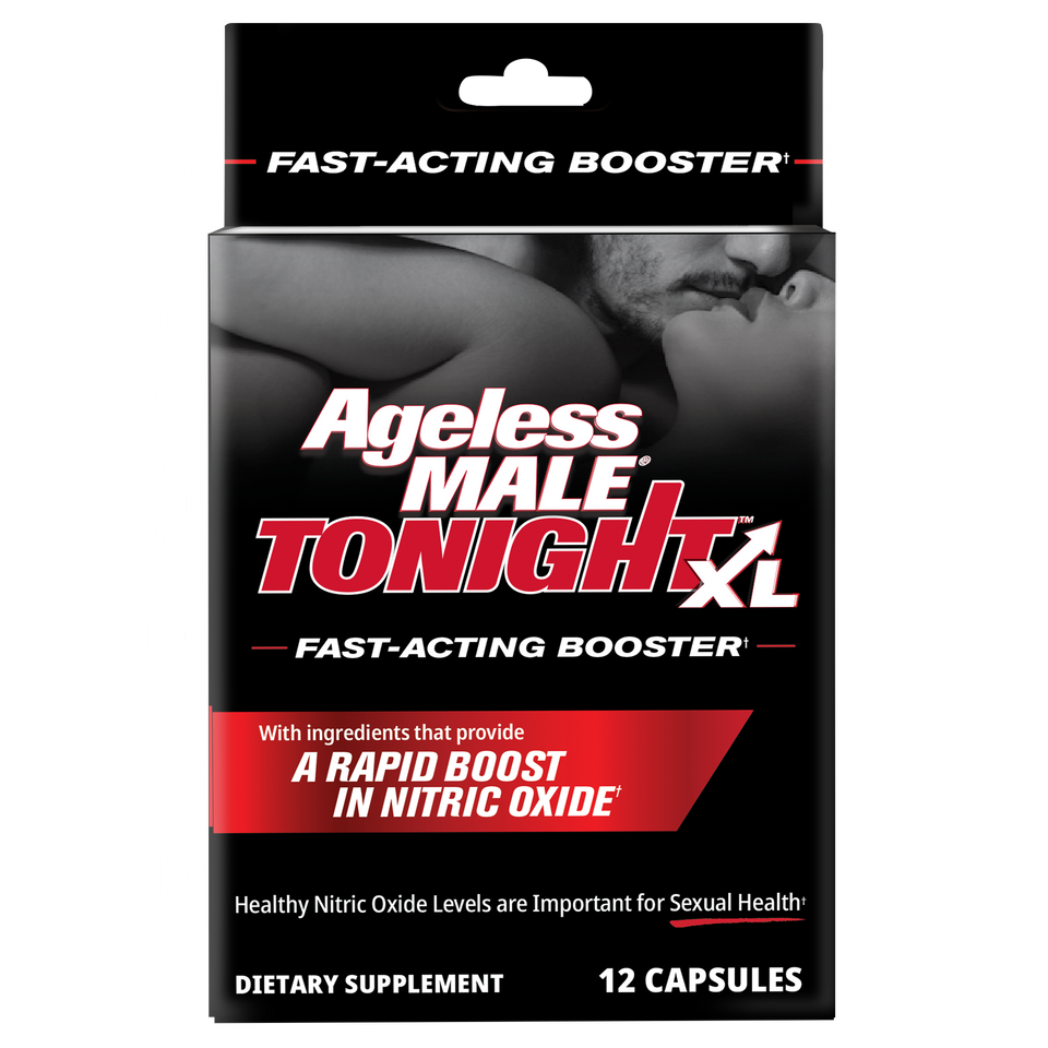 Ageless Male Tonight XL - Rapid Nitric Oxide Booster for Sexual Health, Capsules,12 CT Red - Premium Ageless Male from Ageless Male - Just $21.99! Shop now at Kis'like