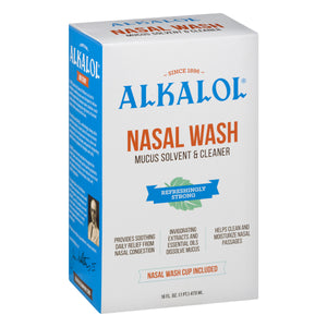Alkalol Mucus Solvent and Cleaner Nasal Wash, 16 fl oz - Premium Sinus Medicine from Alkalol - Just $16.76! Shop now at Kis'like