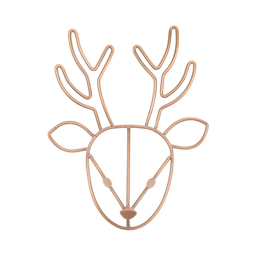 NoJo Deer Shaped Wire Wall Decor, Copper Finish Bronze - Premium Baby Wall Decor from NoJo - Just $24.99! Shop now at Kis'like