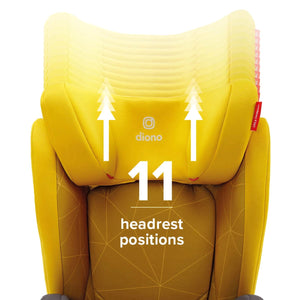 Diono Monterey 4DXT High Back High-back Booster Car Seat, Yellow Sulphur One Size - Premium Booster Car Seats from Diono - Just $225.99! Shop now at Kis'like