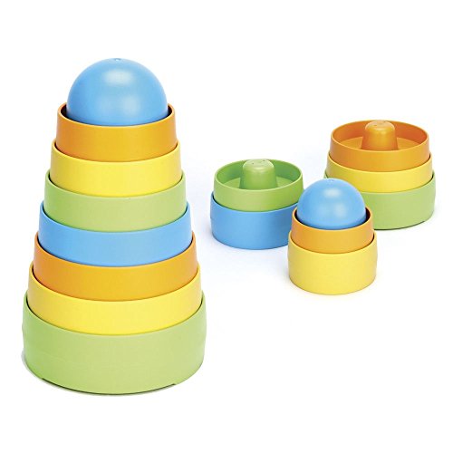 Green Toys Stacker Stacking & Nesting Toys Brown or external coatings</li><li>8 colorful CT - Premium Baby Toys from Green Toys - Just $15.99! Shop now at KisLike
