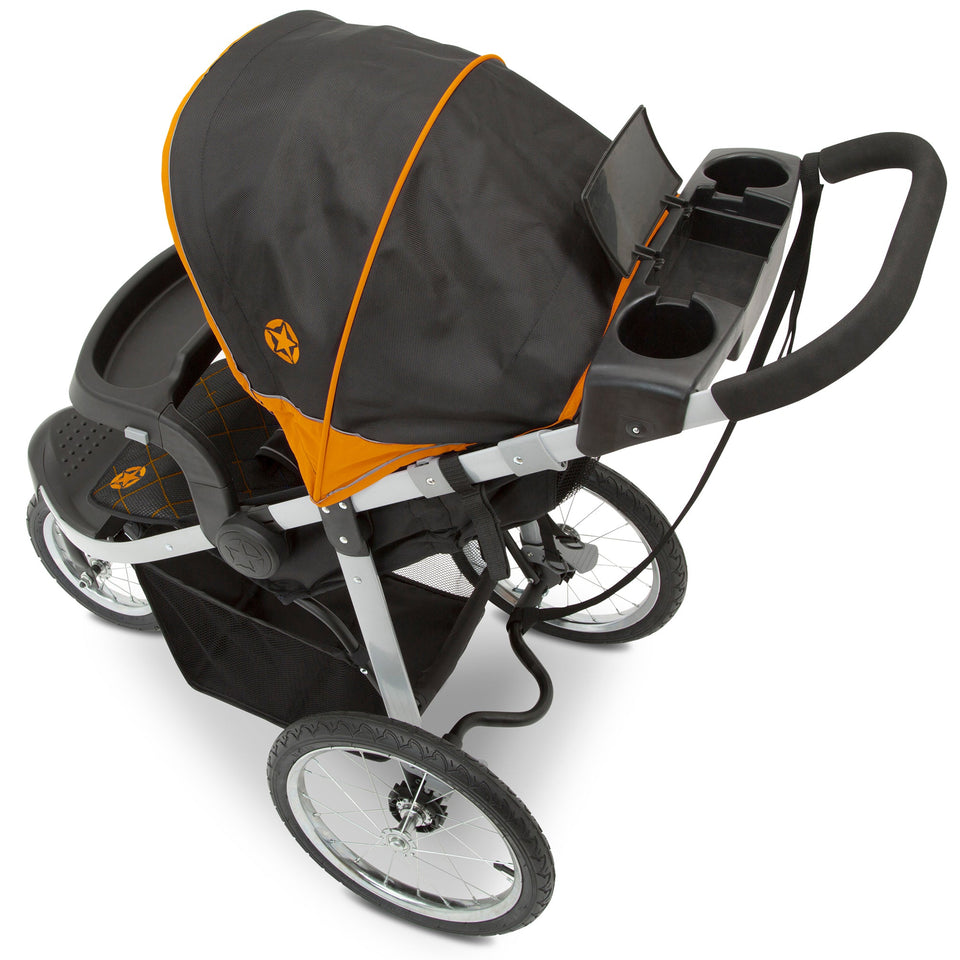 jeep jogging stroller weight limit Jeep Unlimited Range Jogger by Delta Children, Trek Orange Tonal One Size