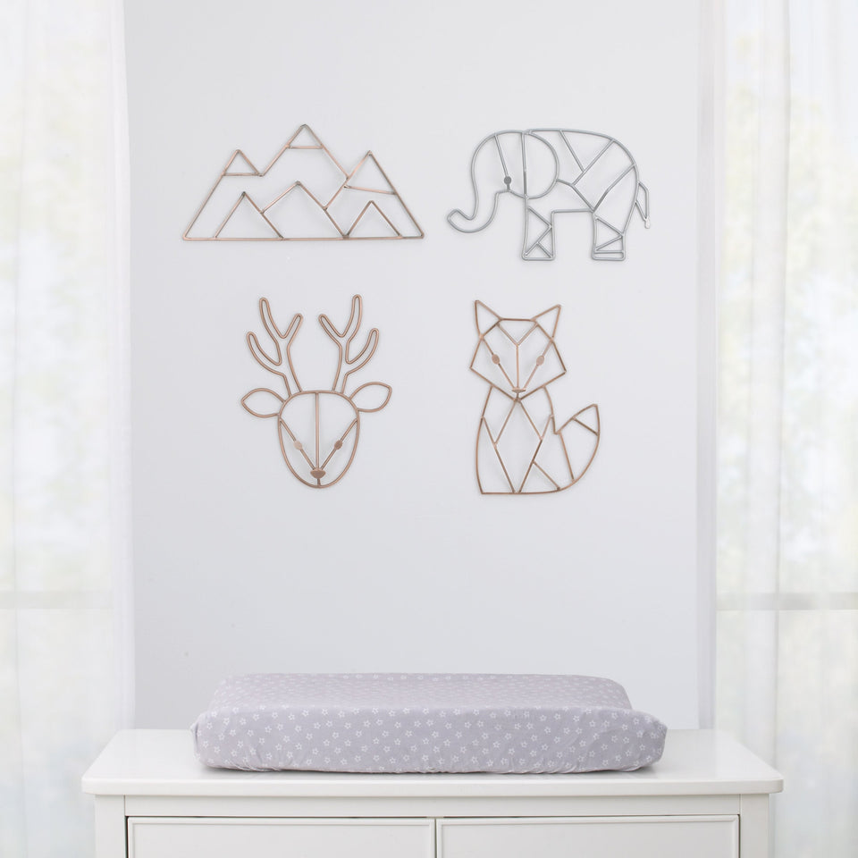 NoJo Deer Shaped Wire Wall Decor, Copper Finish Bronze - Premium Baby Wall Decor from NoJo - Just $24.99! Shop now at Kis'like