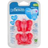 Dr. Brown’s HappyPaci 100% Silicone Pacifier, 0-6m, Pink, 2 Count - Premium Pacifiers & Teethers from Dr. Brown's - Just $13.42! Shop now at Kis'like