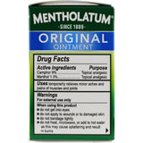 Mentholatum Original Topical Analgesic Ointment Rub, 1 Ounce Multicolor 1 oz - Premium Chest Rubs from Mentholatum - Just $4.99! Shop now at Kis'like
