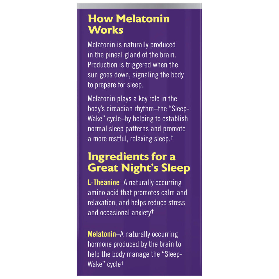 Natrol Advanced Melatonin Calm Sleep, Fast Dissolve Tablets, 60 Count Multicolor 60 TAB - Premium Sleep & Snoring Aids from Natrol - Just $16.04! Shop now at Kis'like