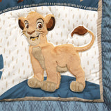 Disney Baby Lion King Adventure Blue 3-Piece Crib Bedding Set by Lambs & Ivy The crib skirt is a pretty two-toned che - Premium All Crib Bedding Sets from Lambs & Ivy - Just $62.99! Shop now at Kis'like