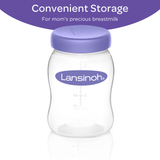 Lansinoh Breastmilk Storage Bottles, 5 Ounces, 4 Count White; Purple; 1 - Premium Breast Milk Storage from Lansinoh - Just $11.99! Shop now at Kis'like