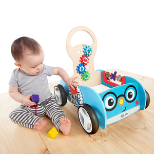 Baby Einstein Discovery Buggy Wooden Activity Baby Walker & Wagon Multicolor Unisex - Premium Baby Learning Toys from Baby Einstein - Just $50.76! Shop now at Kis'like
