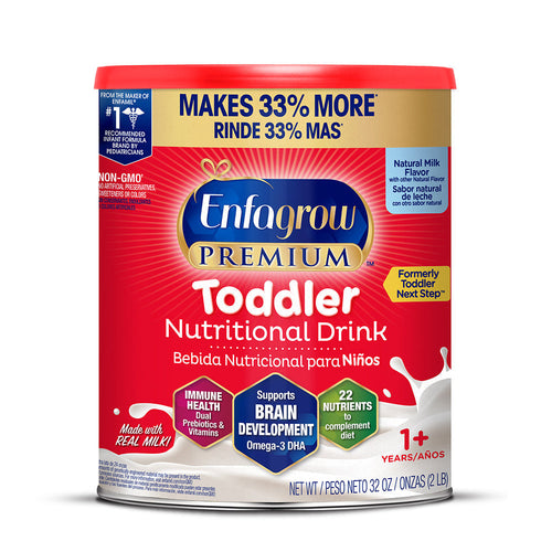 Enfagrow NeuroPro Omega 3 DHA Prebiotics Non-GMO Toddler Nutritional Milk Drink, Natural Milk Flavor Powder Can, 32 Oz - Premium Baby Beverages from Enfagrow - Just $35.99! Shop now at KisLike