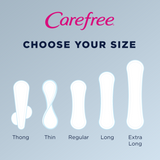 Carefree ACTi-Fresh Long Pantiliners, Unscented, 112 Ct White 112 pantiliners - Premium All Feminine Care from Carefree - Just $14.89! Shop now at Kis'like