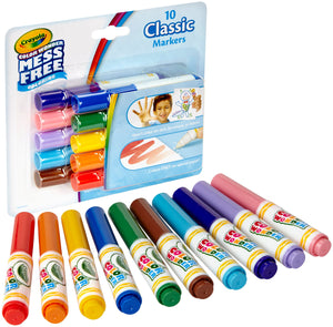 Crayola Color Wonder Mini Markers 10 Count Classic Assorted - Premium Crayola Kids from Crayola - Just $13.75! Shop now at Kis'like