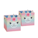 Llama 2 Pack Light Up Kids Storage Cubes Other One Size - Premium All Nursery Storage from Heritage Club - Just $34.14! Shop now at Kis'like