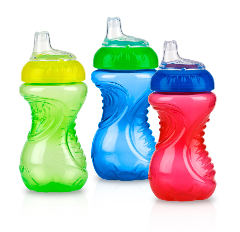 Nuby Easy Grip Soft Spout Sippy Cup , 10oz, 3 pack Red  Buy Toddler  Feeding from Nubyautolisted, Cup, Easy, Grip, Nuby, pack, Red, Sippy, Soft,  source-wus, Spout – KisLike