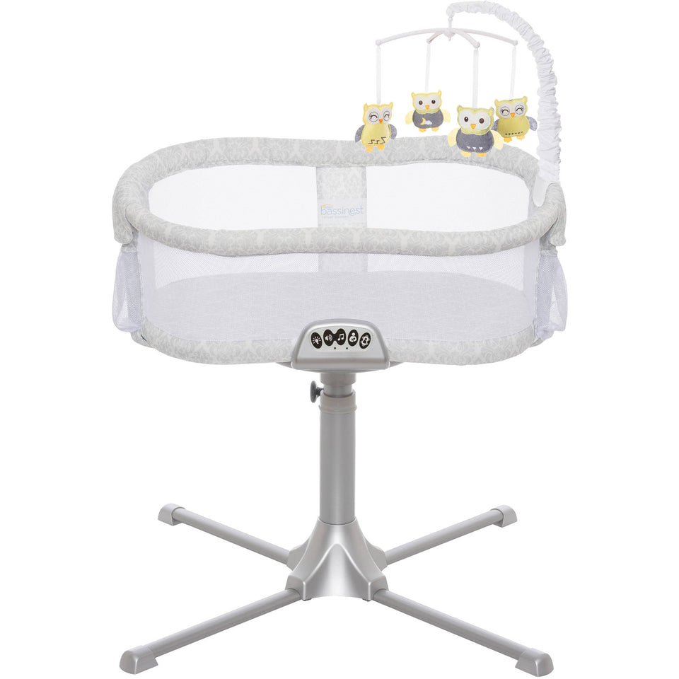 Grey and Yellow Owls Bassinest Mobile by HALO Sleepy Owl - Premium Crib Mobiles from HALO - Just $53.45! Shop now at Kis'like