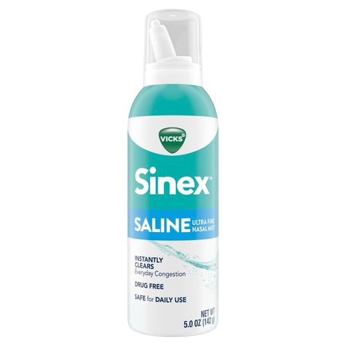 Vicks Sinex Saline Fine Nasal Spray Daily Decongestant, 5.0 fl oz - Premium Sinus Medicine from Vicks - Just $12.99! Shop now at KisLike