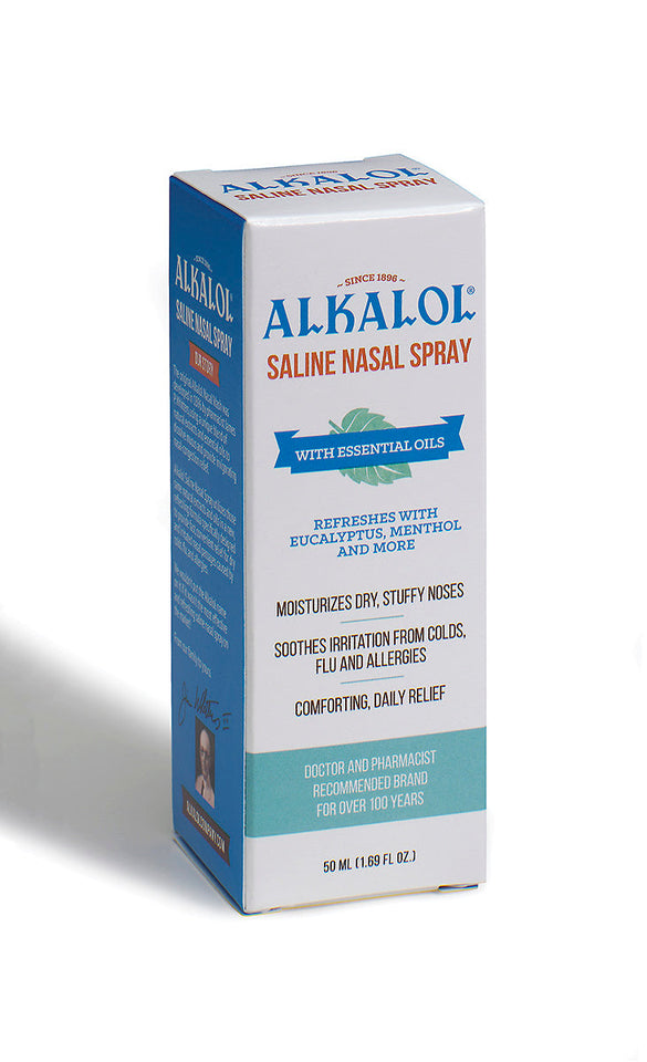 Saline Nasal Spray, 1.69 oz - Premium Sinus Medicine from Alkalol - Just $16.22! Shop now at Kis'like