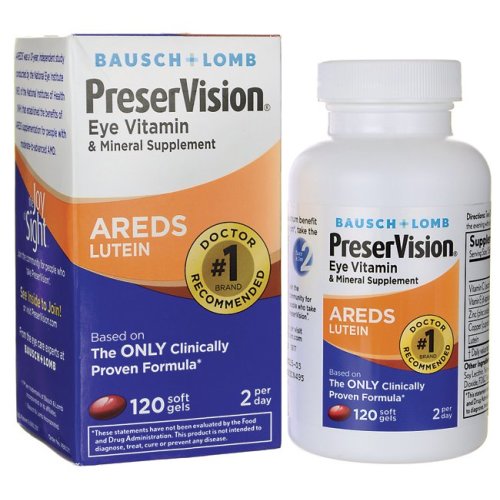 PreserVision AREDS Lutein Eye Vitamin & Mineral Supplement, Beta-Carotene Free, Soft Gels, 120 ct Multicolor - Premium Minerals from Preservision - Just $35.67! Shop now at Kis'like