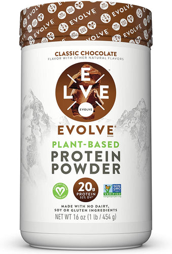 Classic Chocolate, 20g, 1 Pound 16 fl oz - Premium Protein Powder from Evolve - Just $27.99! Shop now at Kis'like
