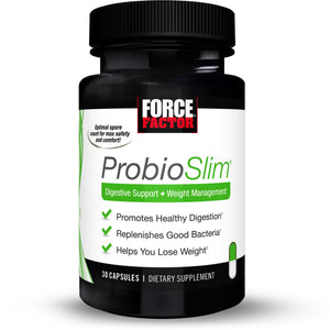 ProbioSlim Probiotic and Weight Loss Supplement for Women and Men with Probiotics, Burn Fat, Lose Weight, Reduce Gas, Bloating, Constipation, and Support Digestive Health, Force Factor, 30 Capsules - Premium Force Factor Fat Burners from Force Factor - Just $16.99! Shop now at Kis'like