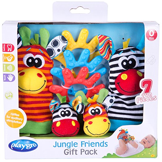 Playgro Jungle Friends Gift Pack Blue - Premium Baby Learning Toys from Playgro - Just $23.99! Shop now at Kis'like