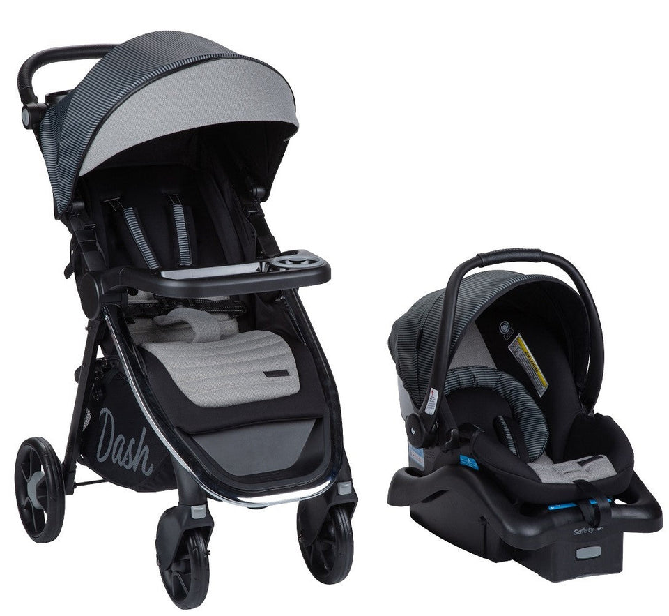 monbebe stroller car seat Monbebe Dash Travel System Stroller and Infant Car Seat, Pinstripe Gray Pinstripe One Size
