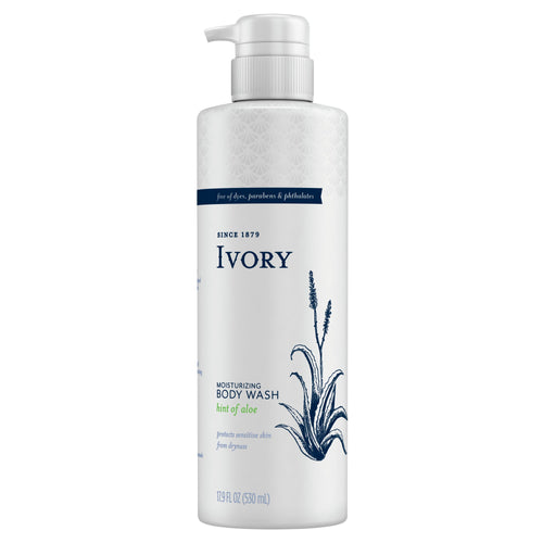Ivory Sensitive Skin Moisturizing Body Wash Hint of Aloe, 17.9 fl. Oz. White 17.9 fl oz - Premium Body Wash & Shower Gel from Ivory - Just $11.99! Shop now at Kis'like
