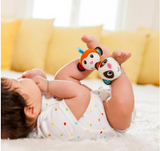 Infantino See Play Go Wrist Rattles, Monkey and Panda Multicolor - Premium Baby Learning Toys from Infantino - Just $14.99! Shop now at Kis'like