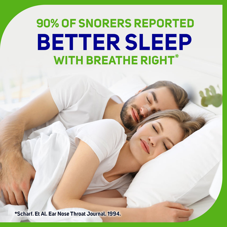 Breathe Right Nasal Strips To Stop Snoring, Drug-Free, Extra Clear, 26 Count Multicolor - Premium Sleep & Snoring Aids from Breathe Right - Just $20.90! Shop now at Kis'like