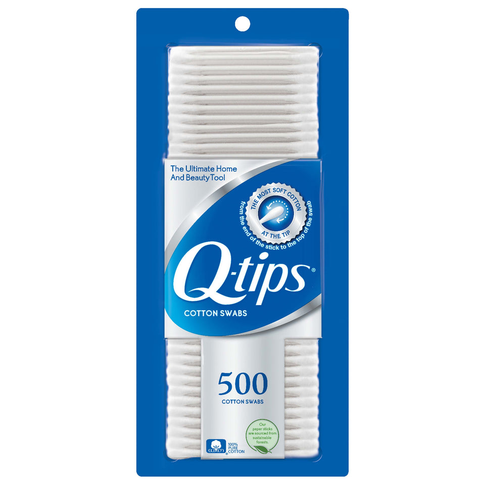 Q-tips Original Cotton Swabs, 500 Count Multicolor Male 0500.000 - Premium Tools & Accessories from Q-tips - Just $10.75! Shop now at Kis'like