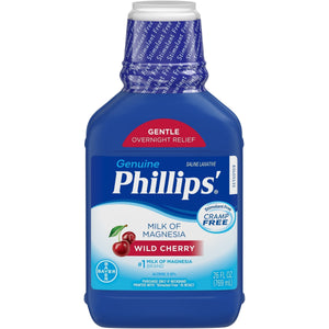 Phillips' Milk Of Magnesia Liquid Laxative, Wild Cherry, 26 Fl Oz Red - Premium Cough and Cold from Phillips - Just $10.99! Shop now at Kis'like