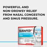 SUDAFED PE Non-Drowsy Head Congestion + Pain Relief Caplets, 20 ct NA 20 Count (Pack of 1) - Premium Headaches & Fever from SUDAFED - Just $9.99! Shop now at Kis'like